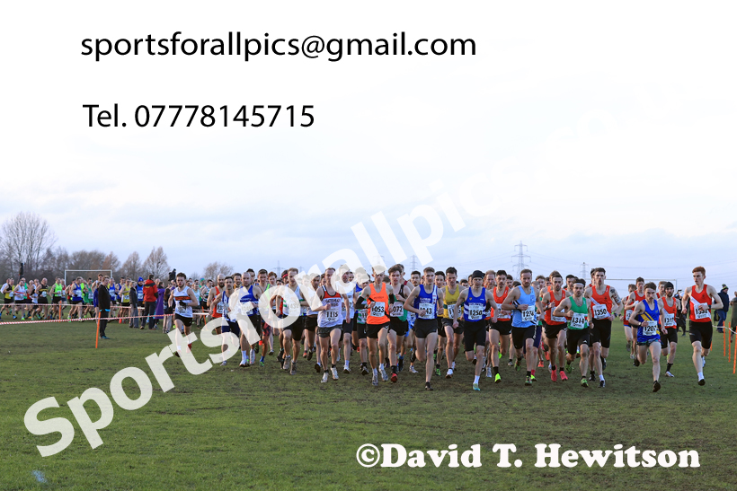 Senior Mens 2026 Northern Cross Country Champs., Pontefract Racecourse, Pontefract. Photo: David T. Hewitson/Sports for All Pics